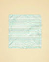 Vibrant Blue Ribbon Printed Pocket Square image number 1